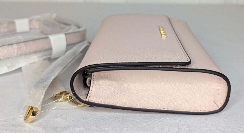 Michael Kors Jet Set Travel 3 in 1 Leather Crossbody - Powder Pink, NWT - Picture 8 of 8